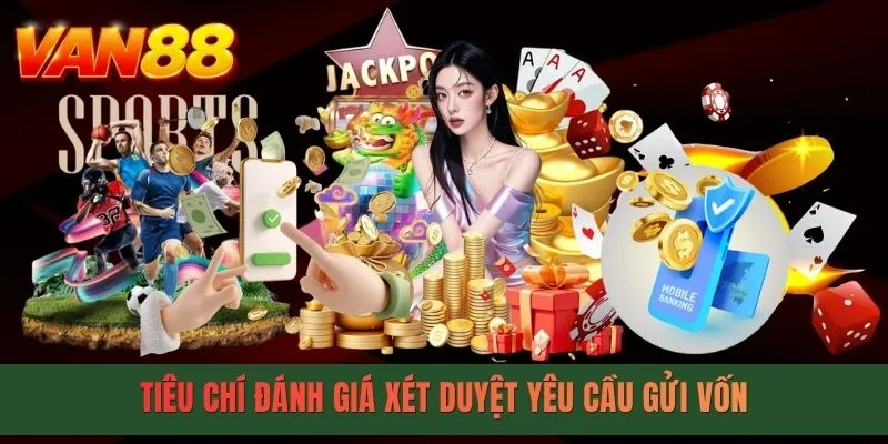 Tiêu chí đánh giá xét duyệt yêu cầu gửi vốn Tiêu chí đánh giá xét duyệt yêu cầu gửi vốn